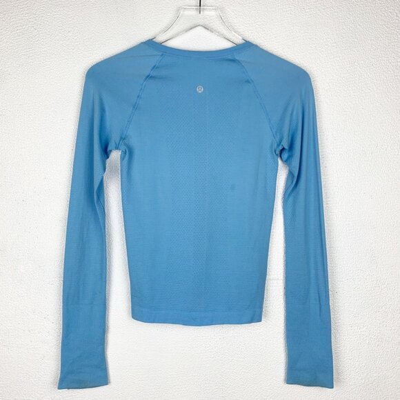 lululemon | Swiftly Tech 2.0 Long Sleeve *Race Length Blue Nile - Picture 2 of 8